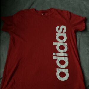 Adidas Youth Bold Red Tee